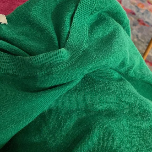 J. Crew Green and Pink Women Sweaters - Picture 5 of 6